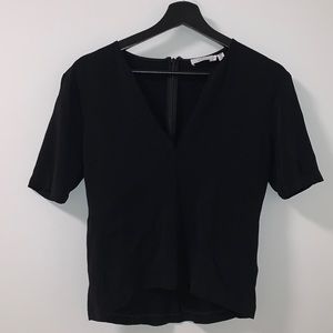 A.L.C. black v-neck top